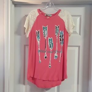 Fancy tee , light materal